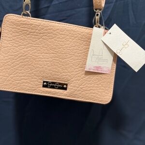 Jessica Simpson nude pink wallet purse
